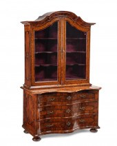A SOUTH GERMAN BAROQUE WALNUT