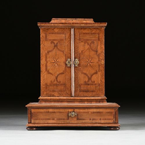 A SOUTH GERMAN PARQUETRY INLAID
