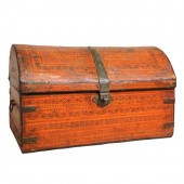 A South Indian Red Lacquer Kat