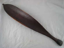 A South seas wooden spear thrower