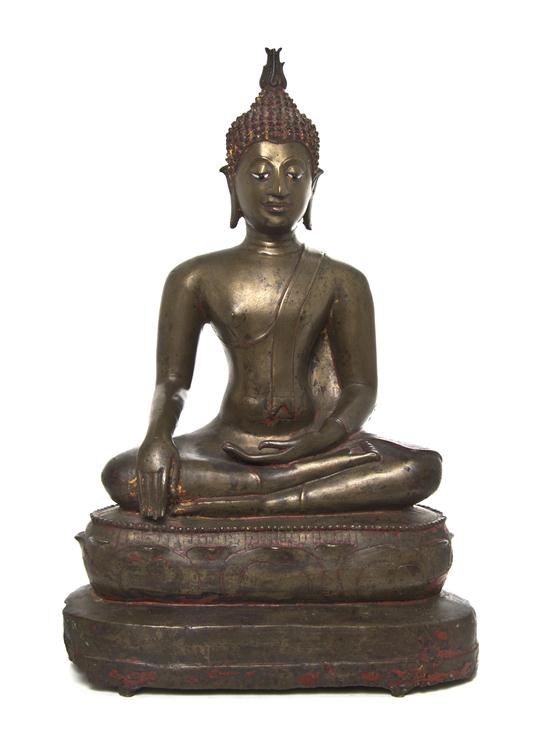 A Southeast Asian Bronze Seated