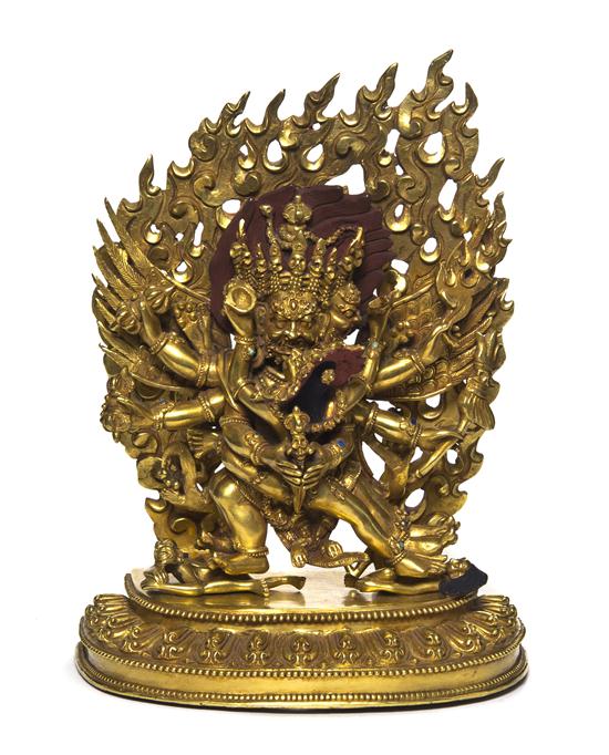 A Southeast Asian Gilt Bronze