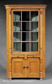 A Southern Faux Bois Corner Cu
