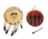 A SOUTHWEST HIDE DANCE DRUM AN
