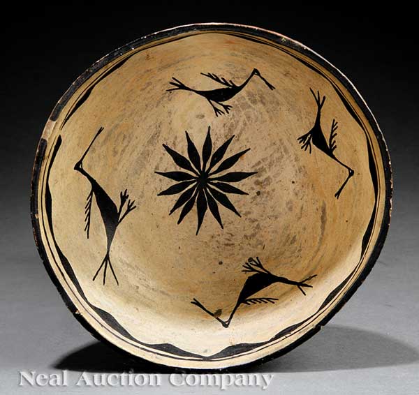A Southwest Pottery Bowl interior