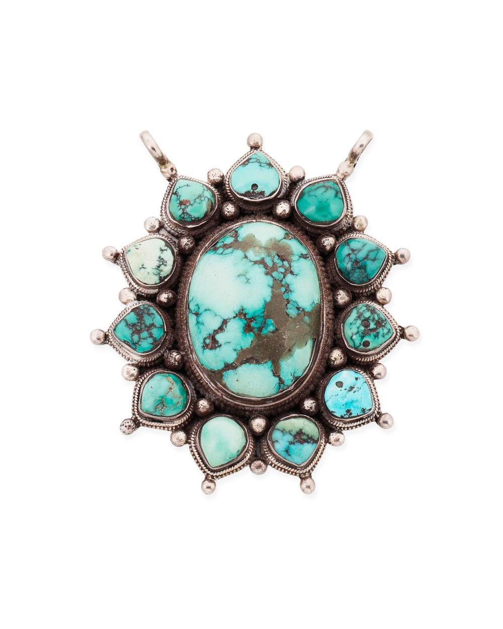 A SOUTHWEST STERLING SILVER AND