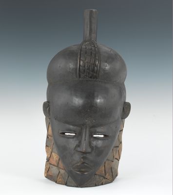 A Sowei Headdress Mende Tribe