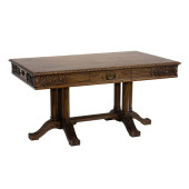 A SPANISH BAROQUE OAK TABLE CI