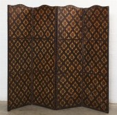 A SPANISH BAROQUE STYLE LEATHE