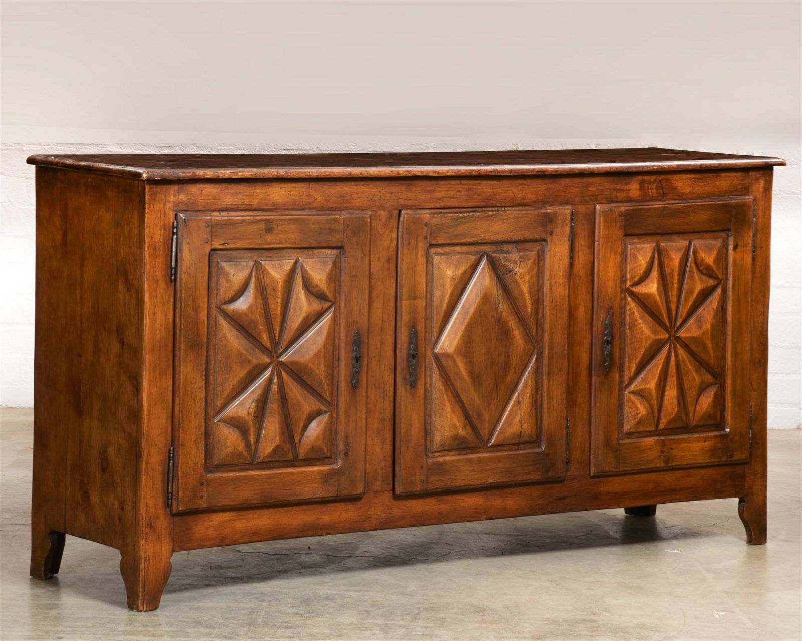 A SPANISH BAROQUE STYLE WALNUT