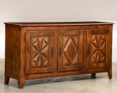 A SPANISH BAROQUE STYLE WALNUT