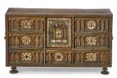 A SPANISH BAROQUE WALNUT TABLE