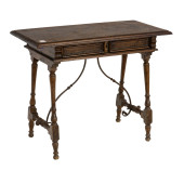 A SPANISH BAROQUE WALNUT TABLE