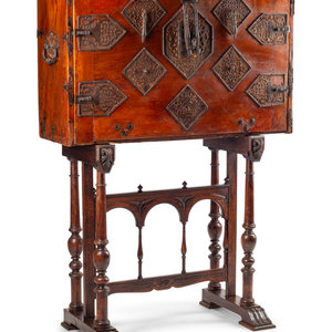 A Spanish Baroque Walnut Vargueño