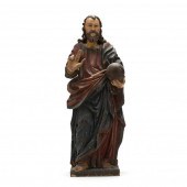 A SPANISH CARVED SANTOS OF CHR