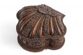 A SPANISH COLONIAL CARVED COQU