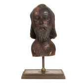 A SPANISH COLONIAL CARVED WOOD
