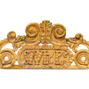 A Spanish Colonial Carved Wooden