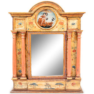 A Spanish Colonial Painted Wood