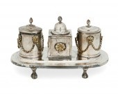 A SPANISH COLONIAL SILVER DESK