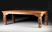 A SPANISH COLONIAL STYLE CARVE