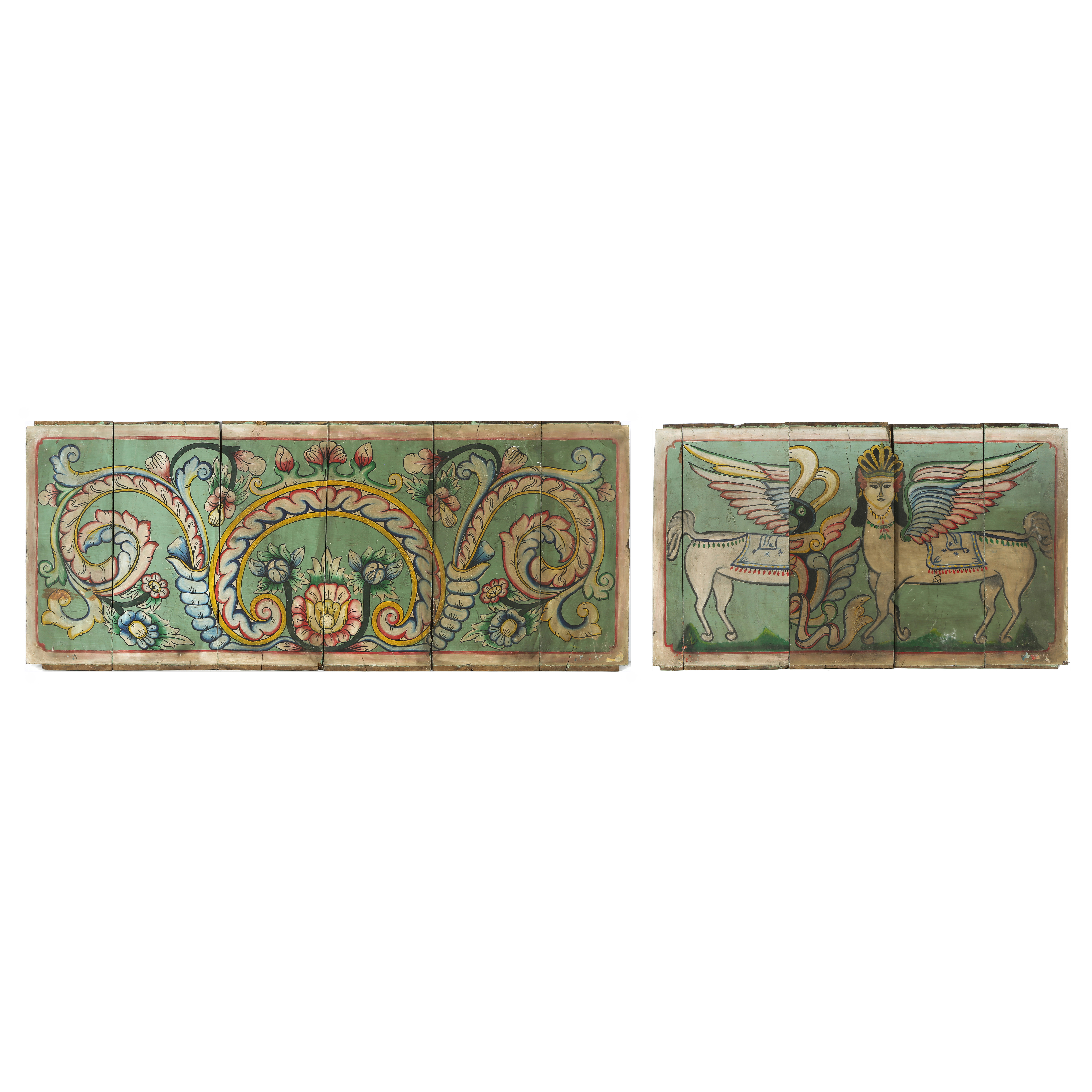 A SPANISH COLONIAL STYLE POLYCHROME