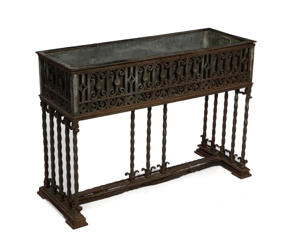 A SPANISH COLONIAL-STYLE WROUGHT