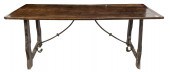 A SPANISH COLONIAL TRESTLE TAB