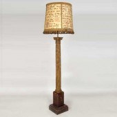 A Spanish Painted and Gilded C