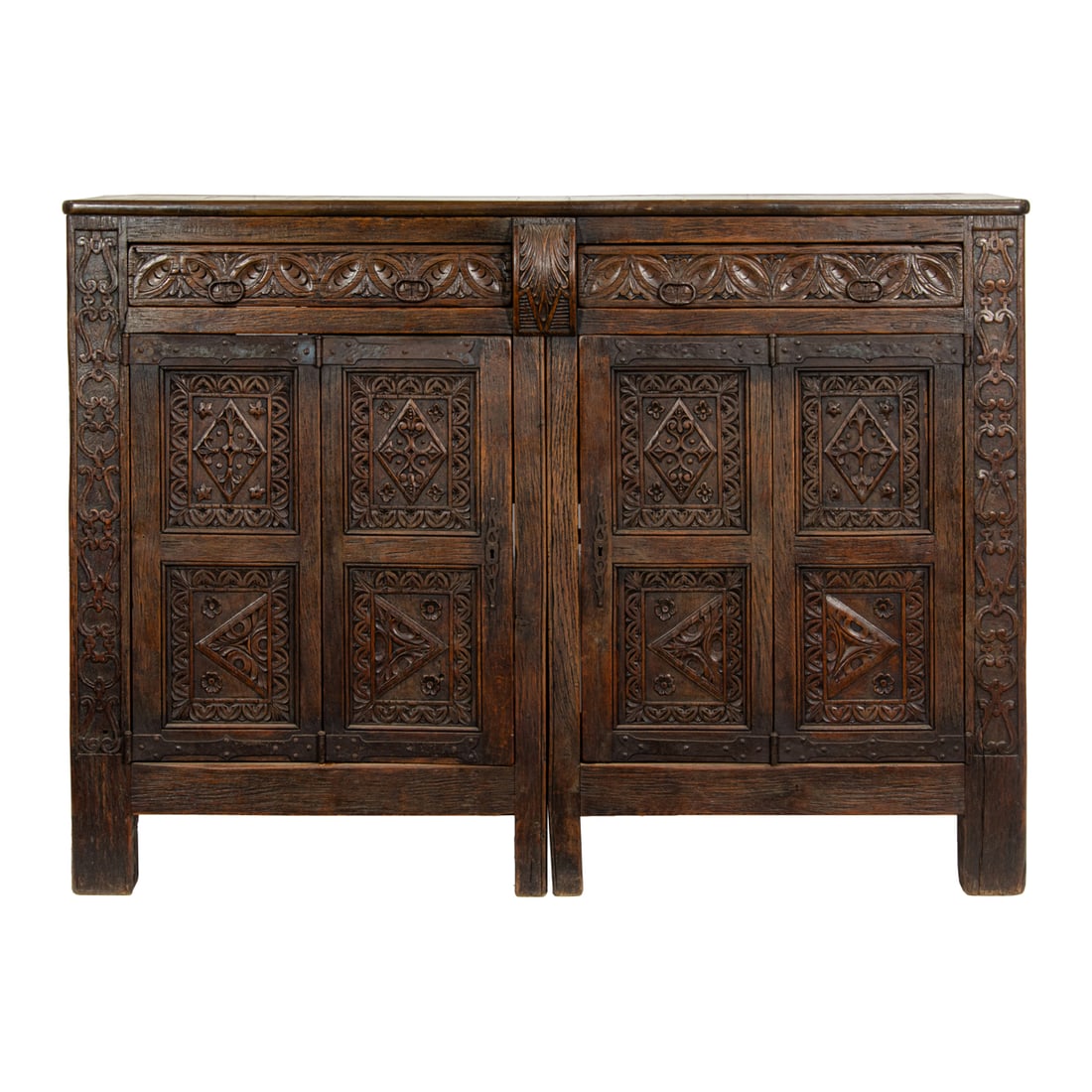 A SPANISH RENAISSANCE REVIVAL OAK