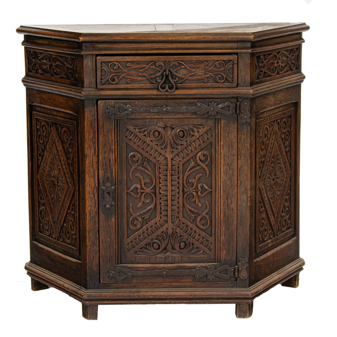 A SPANISH RENAISSANCE REVIVAL OAK