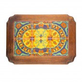 A SPANISH REVIVAL D&M TILE TOP