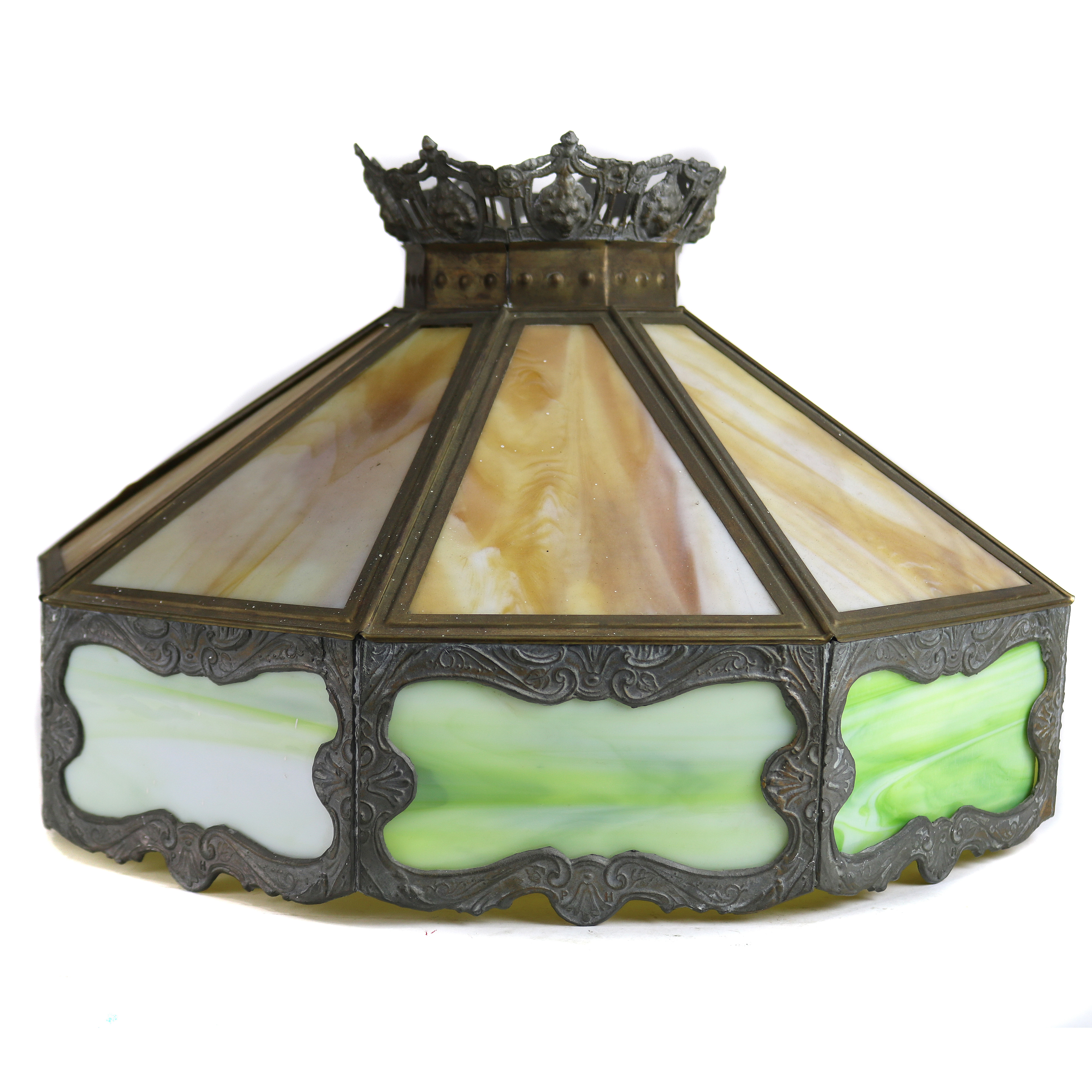 A SPANISH REVIVAL HANGING FIXTURE A