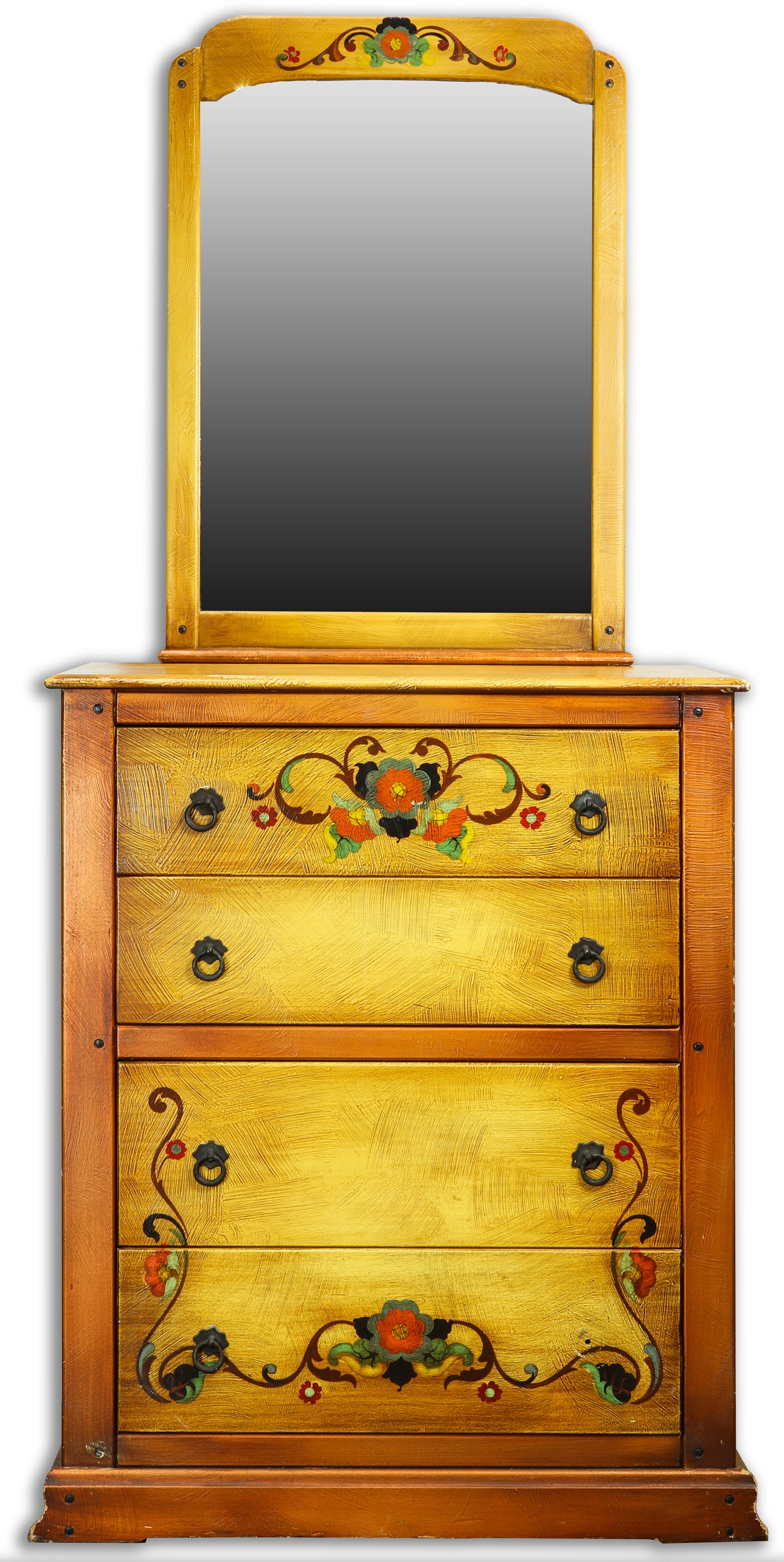 A SPANISH REVIVAL MONTEREY MIRRORED