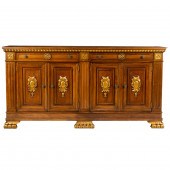 A SPANISH REVIVAL PARTIAL GILT