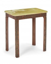 A SPANISH REVIVAL-STYLE WOOD A