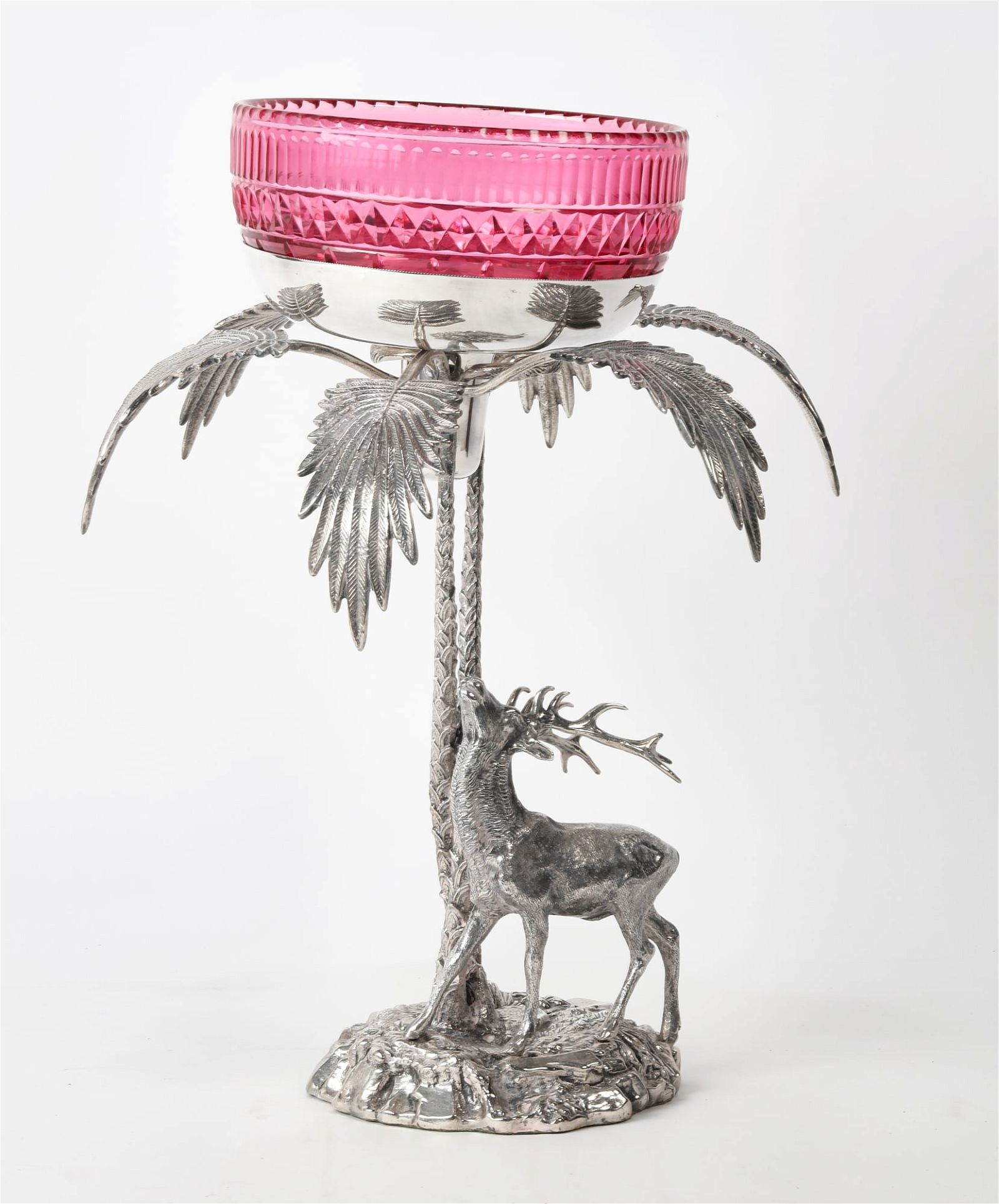A SPANISH SILVERPLATE FIGURAL