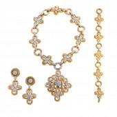 A SPECTACULAR 18K & PAVE DIAMO