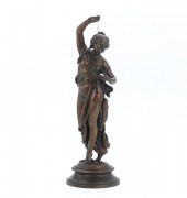 A Spelter Figure of a Female H