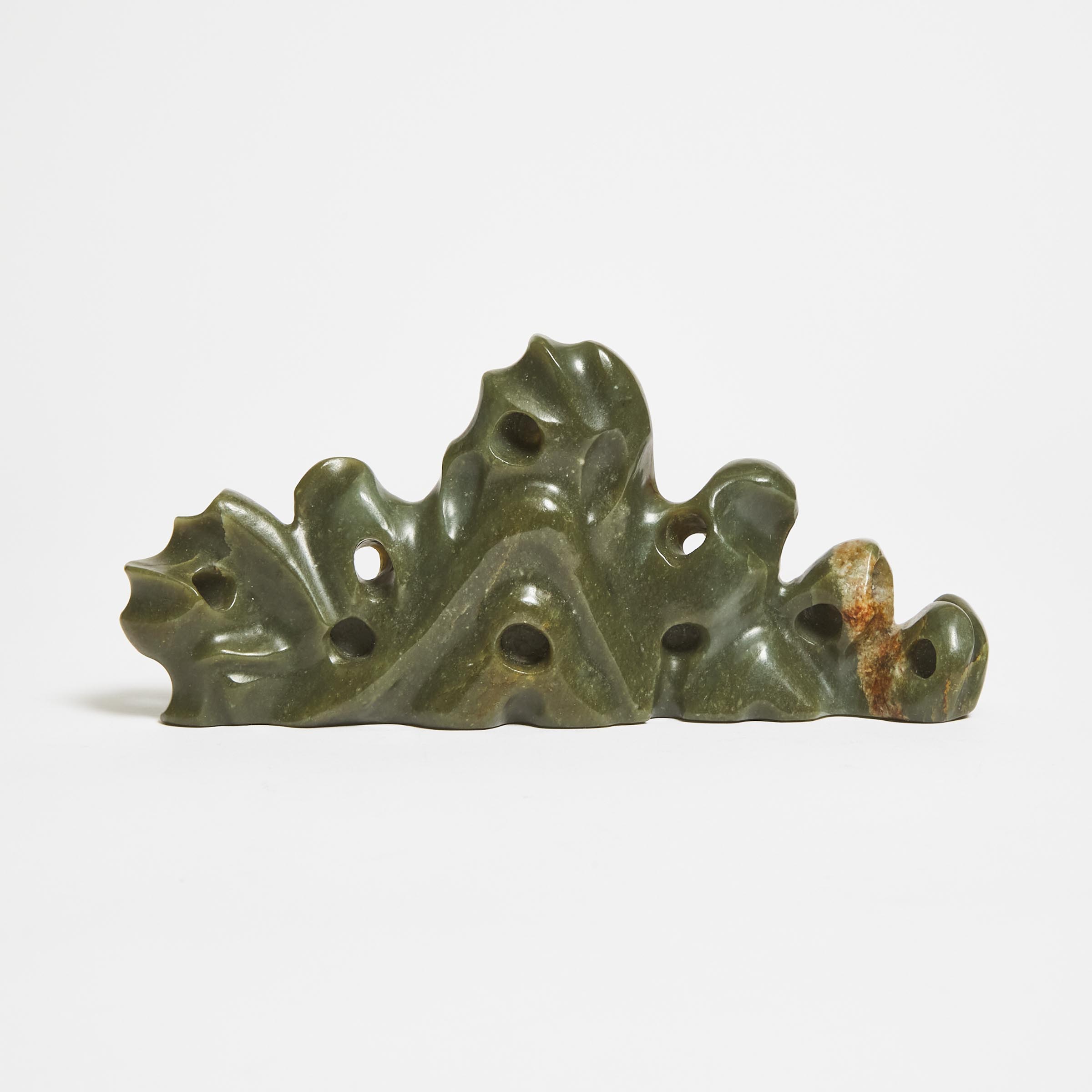 A Spinach Jade Mountain-Form