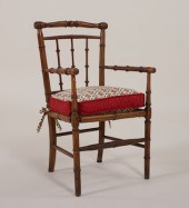 A Spindled Wood Child's Chair