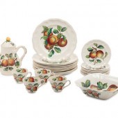 A Spode Apple Ironstone Dinner