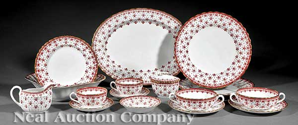 A Spode Bone China Dinner Service