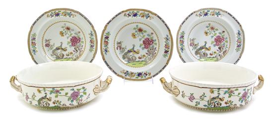 A Spode Ceramic Partial Table