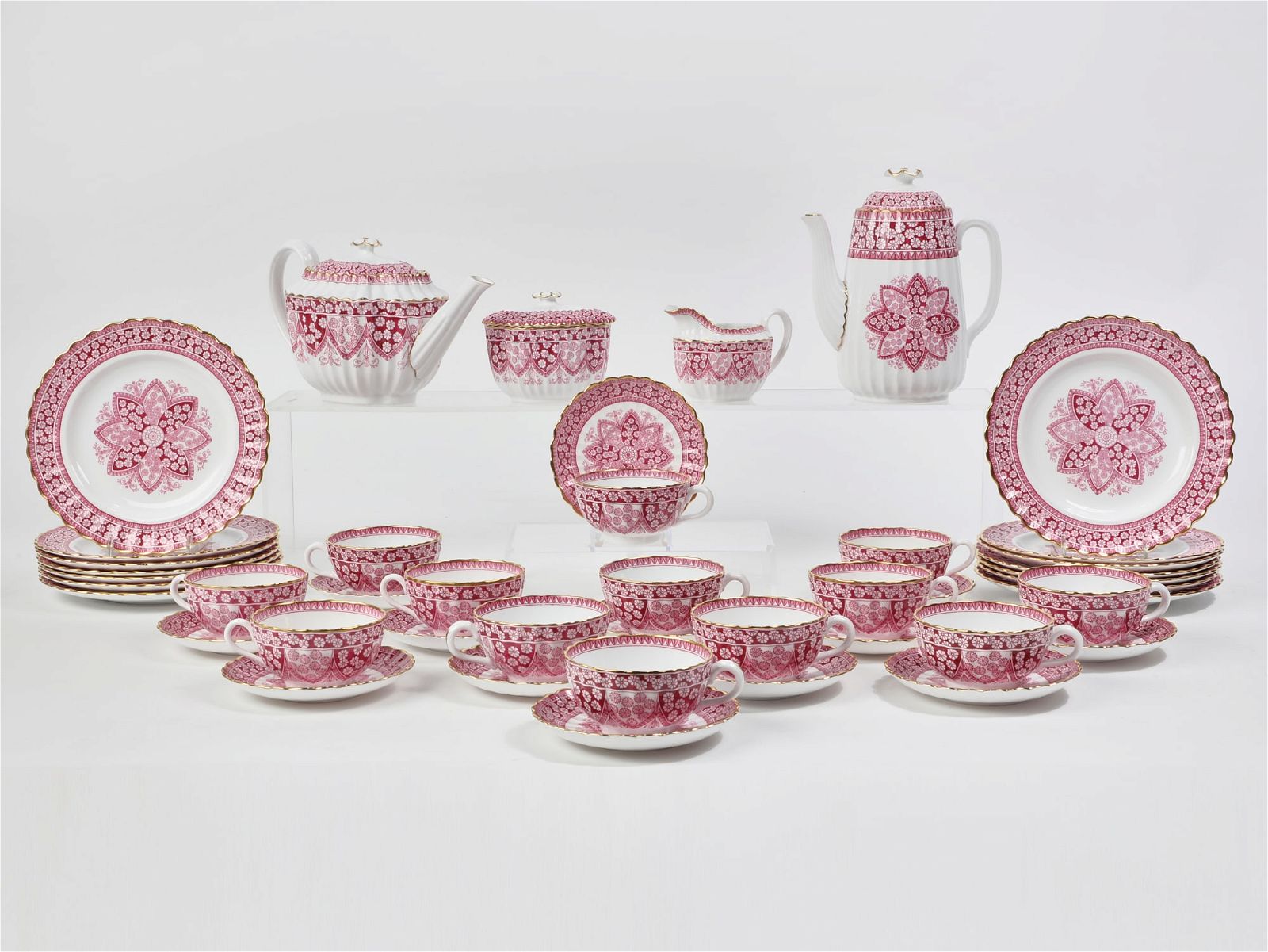 A SPODE COPELAND PORCELAIN PART TEA