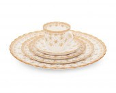 A SPODE "FLEUR DE LYS GOLD" BO