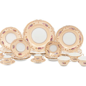 A Spode Parcel Gilt Porcelain