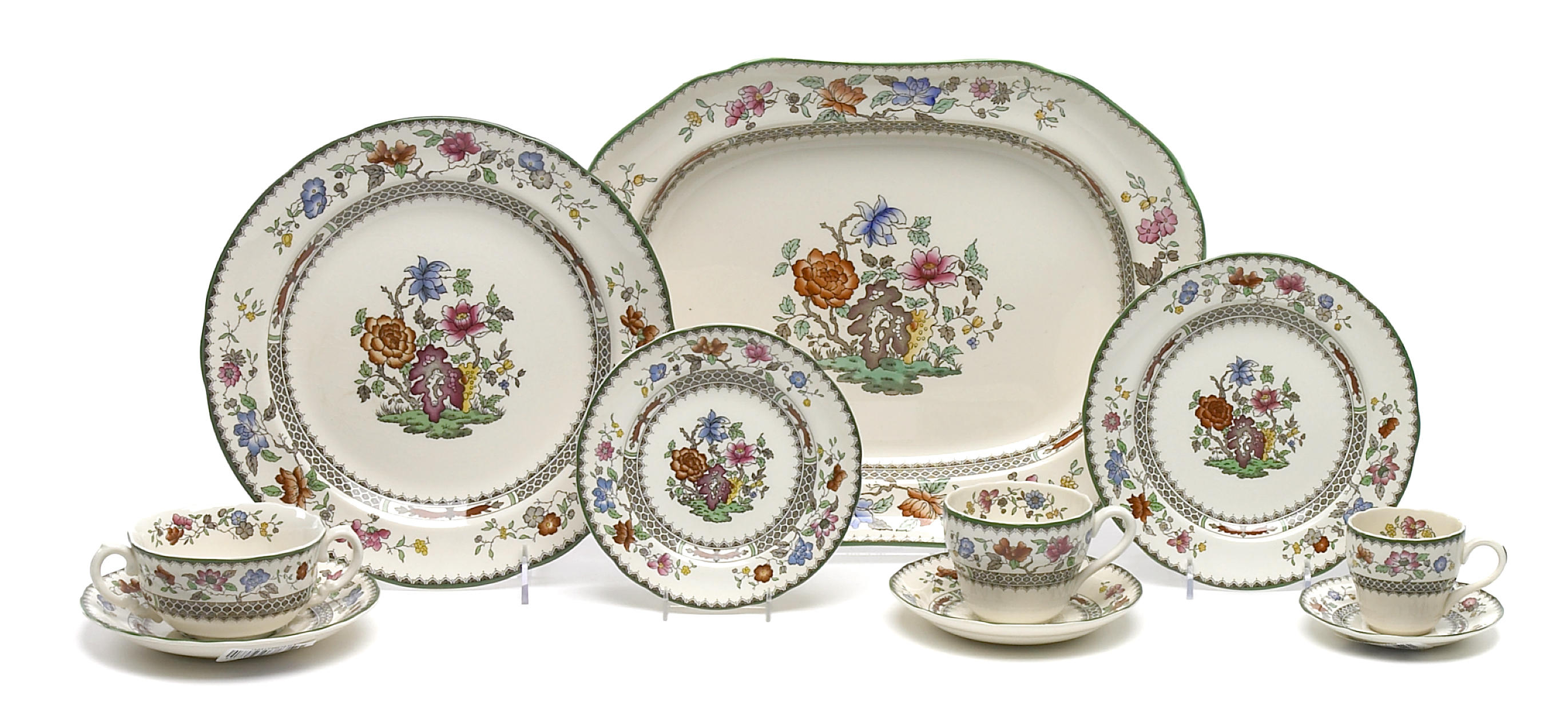 A Spode part dinner service in