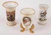 A Spode spill vase decorated f