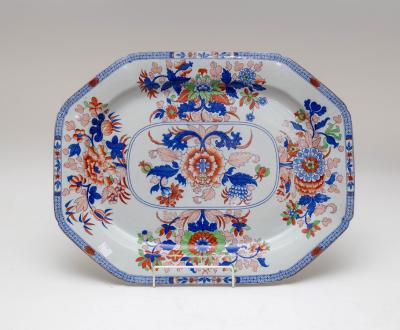 A Spode stone china large meat